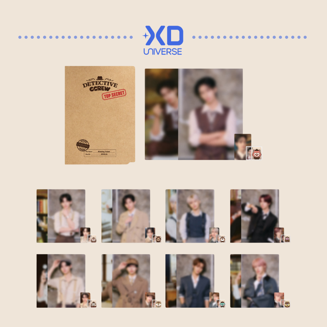 [PREORDER] CRAVITY CHARACTER POP-UP STORE [DETECTIVE CCREW] MD - SECRET DOCUMENT SET