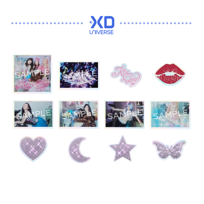 [PREORDER DEADLINE 7/8] aespa POP-UP STORE “KISS N TELL” Official Goods - Sticker Set