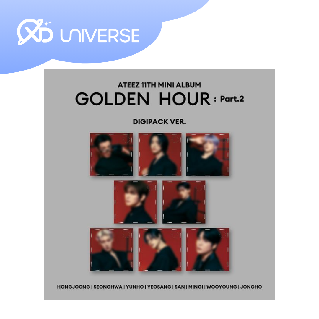 ATEEZ 11th Mini Album [GOLDEN HOUR : Part.2] (Digipack Ver.)