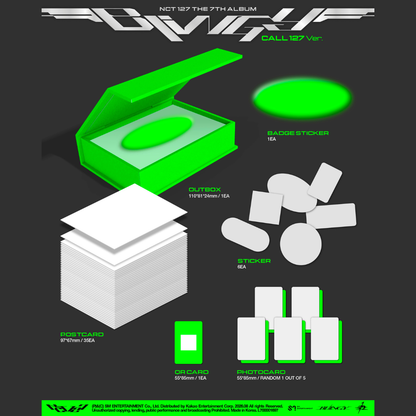 [PREORDER DEADLINE 21/8] NCT 127 The 7th Album [BLINGY] - CALL 127 Ver. (SMART ALBUM)