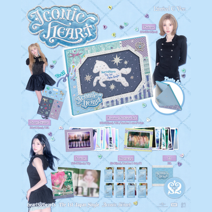 [PREORDER DEADLINE 8/8] Hearts2Hearts The 1st Japan Single 'ICONIC HEART' - Limited C Ver.