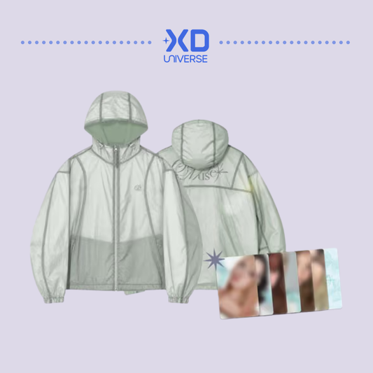 [PREORDER DEADLINE 1/11] NMIXX 6th EP [Strange Muse] POP-UP STORE OFFICIAL MD - LAYERED WINDBREAKER