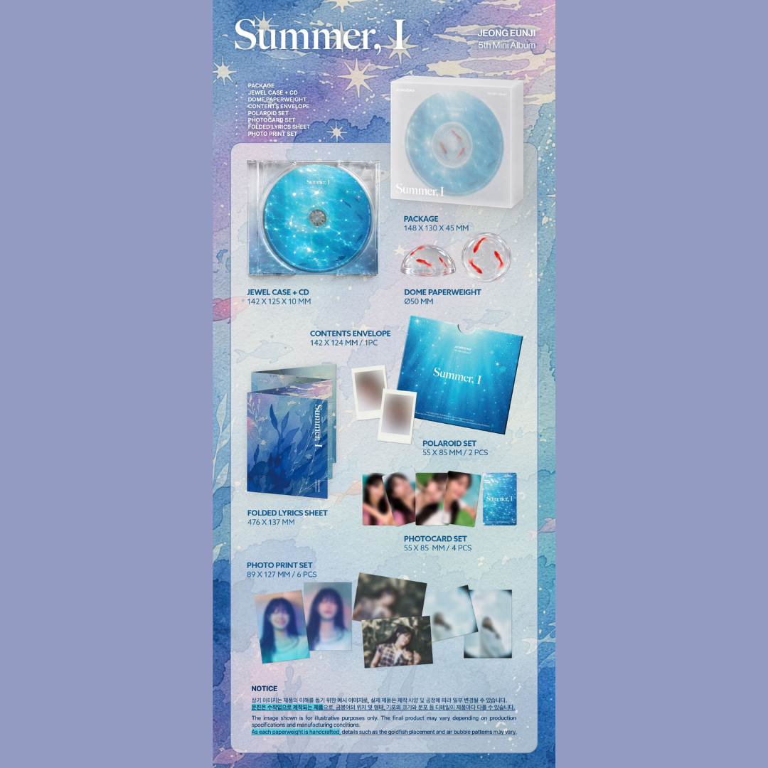 [PREORDER] APINK JEONG EUN JI 5th Mini Album [Summer, I] (MD Ver.)
