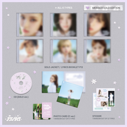 [PREORDER DEADLINE 31/8] izna JAPAN 1st MINI ALBUM『HANDLE WITH CARE』- Member Solo Edition