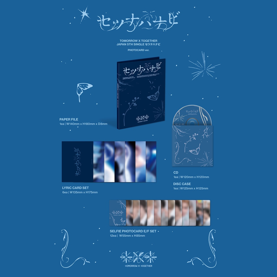 [PREORDER DEADLINE 16/8] TXT JP 5th SINGLE 'Setsuna Hanabi' - Photo Card Edition