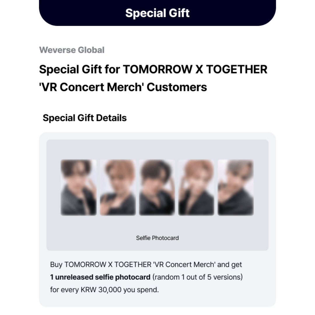 [PREORDER] TXT VR Concert Merch - Bracelet