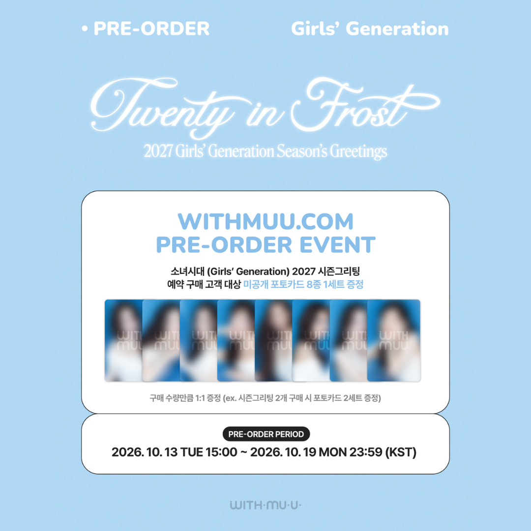 [PREORDER DEADLINE 17/10] Girls' Generation 2027 Season's Greetings