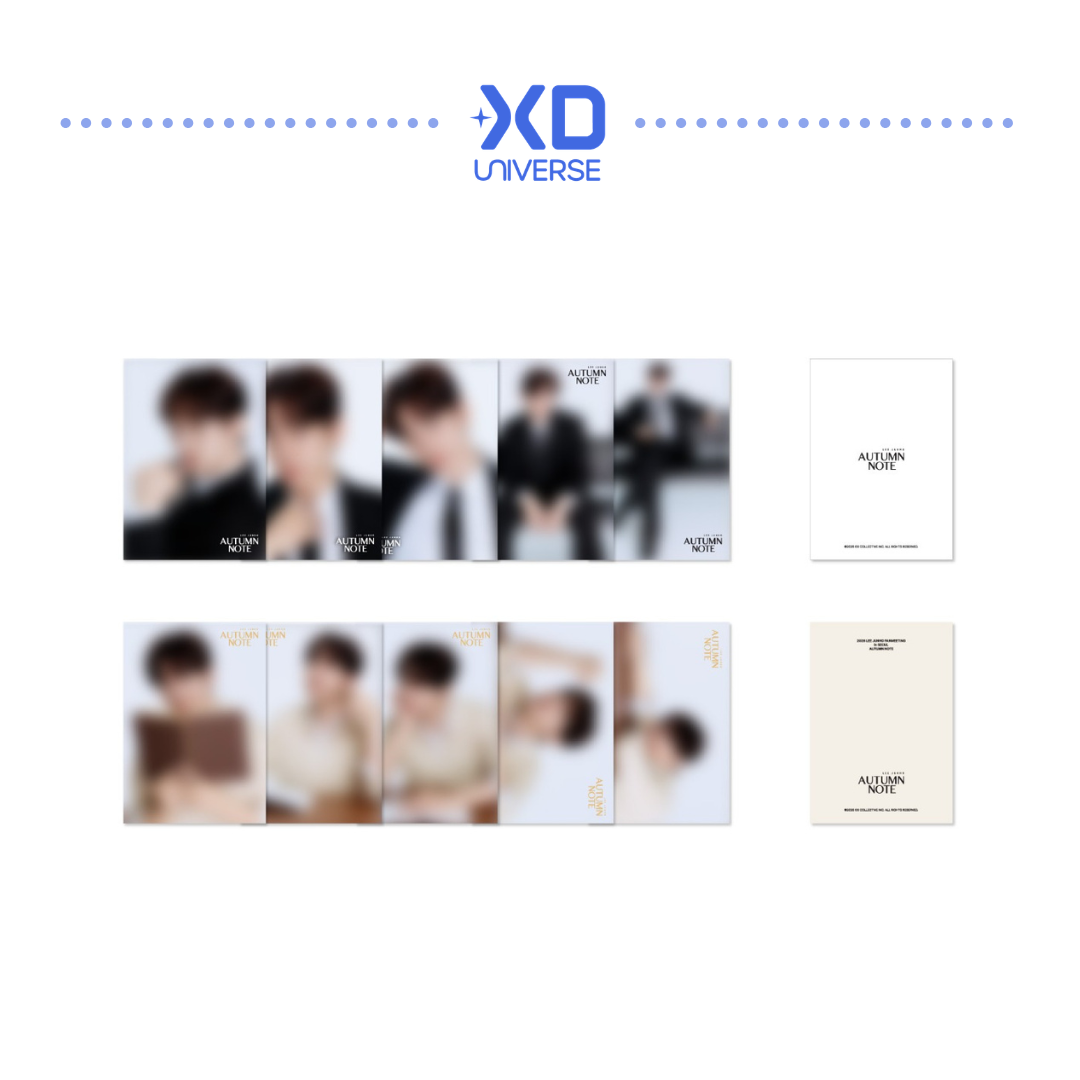 [PREORDER DEADLINE 18/8] 2026 LEE JUNHO FANMEETING in Seoul ‘AUTUMN NOTE’ OFFICIAL MD - Mini Poster Set