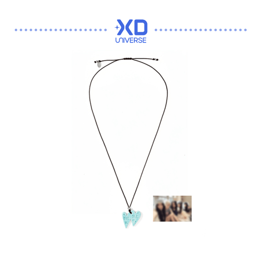 [PREORDER] ILLIT 4th Mini Album ‘MAMIHLAPINATAPAI’ Official Merch - [ILL X NFF] Ceramic Heart Necklace