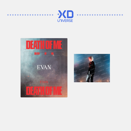 [PREORDER DEADLINE 25/9] EVAN 1st MINI Album ‘DEATH OF ME’ Official Merch - Photo Magnet Holder Set