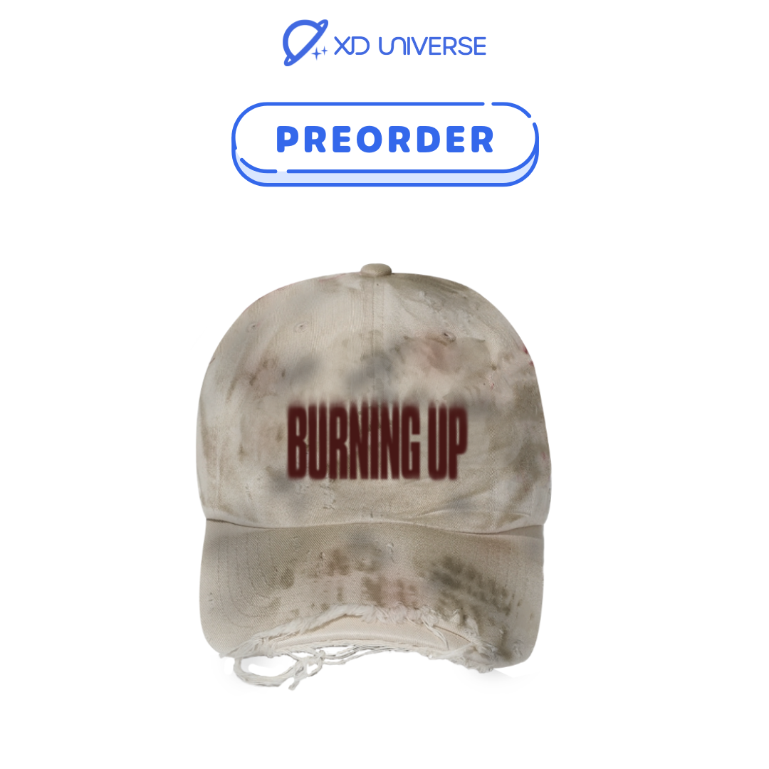 [PREORDER] BURNING UP OFFICIAL MERCH - MEOVV BALL CAP SET