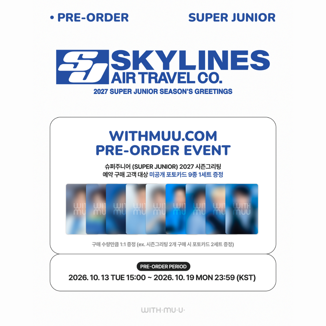[PREORDER DEADLINE 17/10] SUPER JUNIOR 2027 Season's Greetings