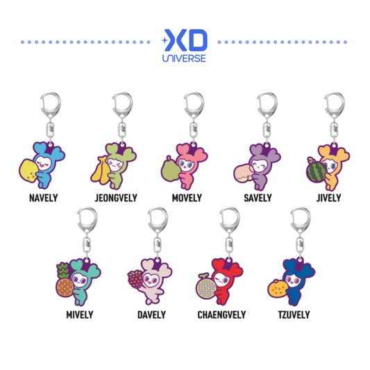 [PREORDER DEADLINE 17/7] TWICE JAPAN DEBUT 9th Anniversary POPUP STORE OFFICIAL GOODS - RUBBER KEY HOLDER