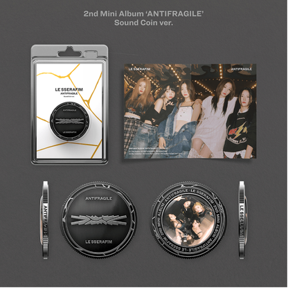 [PREORDER DEADLINE 7/7] LE SSERAFIM ‘Sound Coin Album’ - 2nd Mini Album 'ANTIFRAGILE' (Sound Coin ver.)