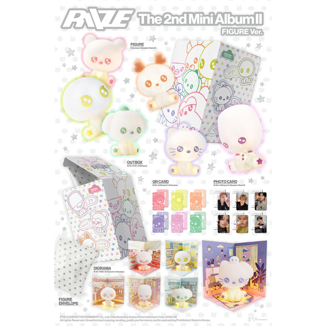 RIIZE The 2nd Mini Album [II] - Figure Ver. (SMART ALBUM)