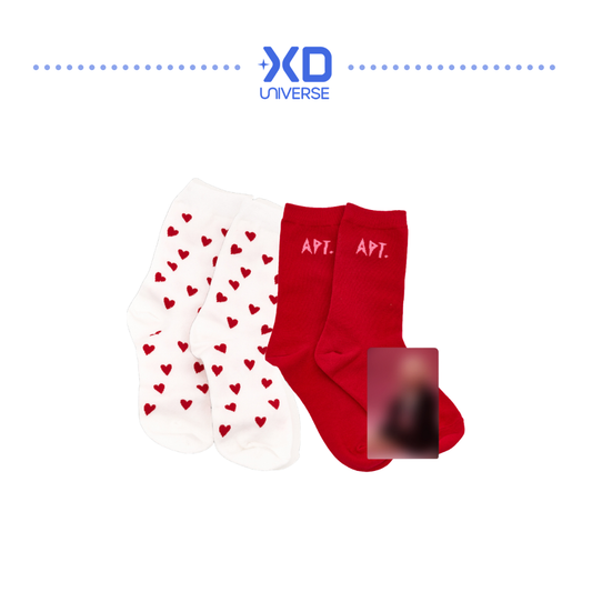 [PREORDER DEADLINE 4/12] ROSÉ Encore Pop-up in TOKYO ’one year of rosie‘ Merch - APT. Socks Set
