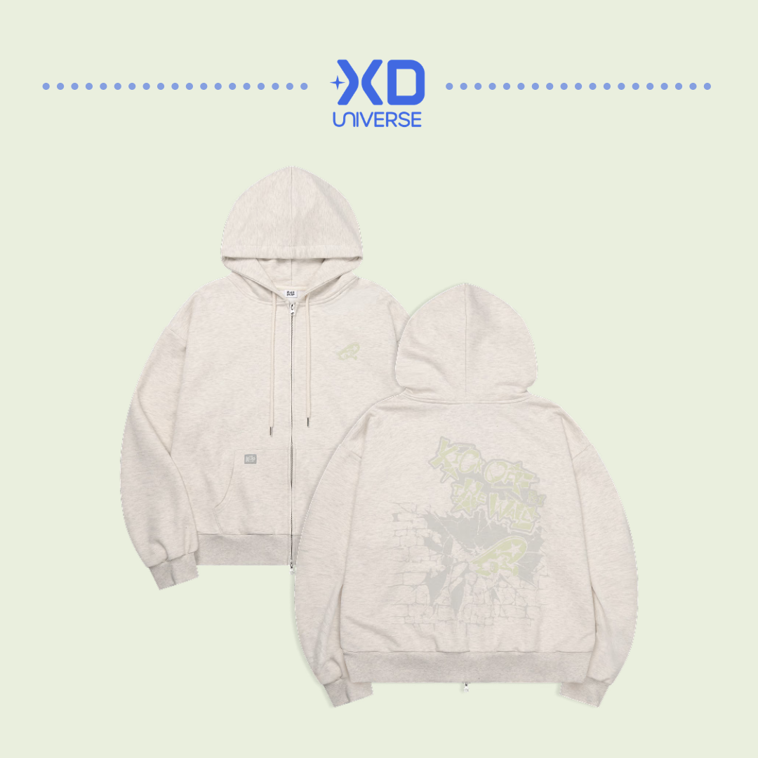 [PREORDER DEADLINE 16/10] KickFlip KICK OFF THE WALL : KICKDOONGS BREAK OUT POP-UP STORE OFFICIAL MD - HOOD ZIP-UP
