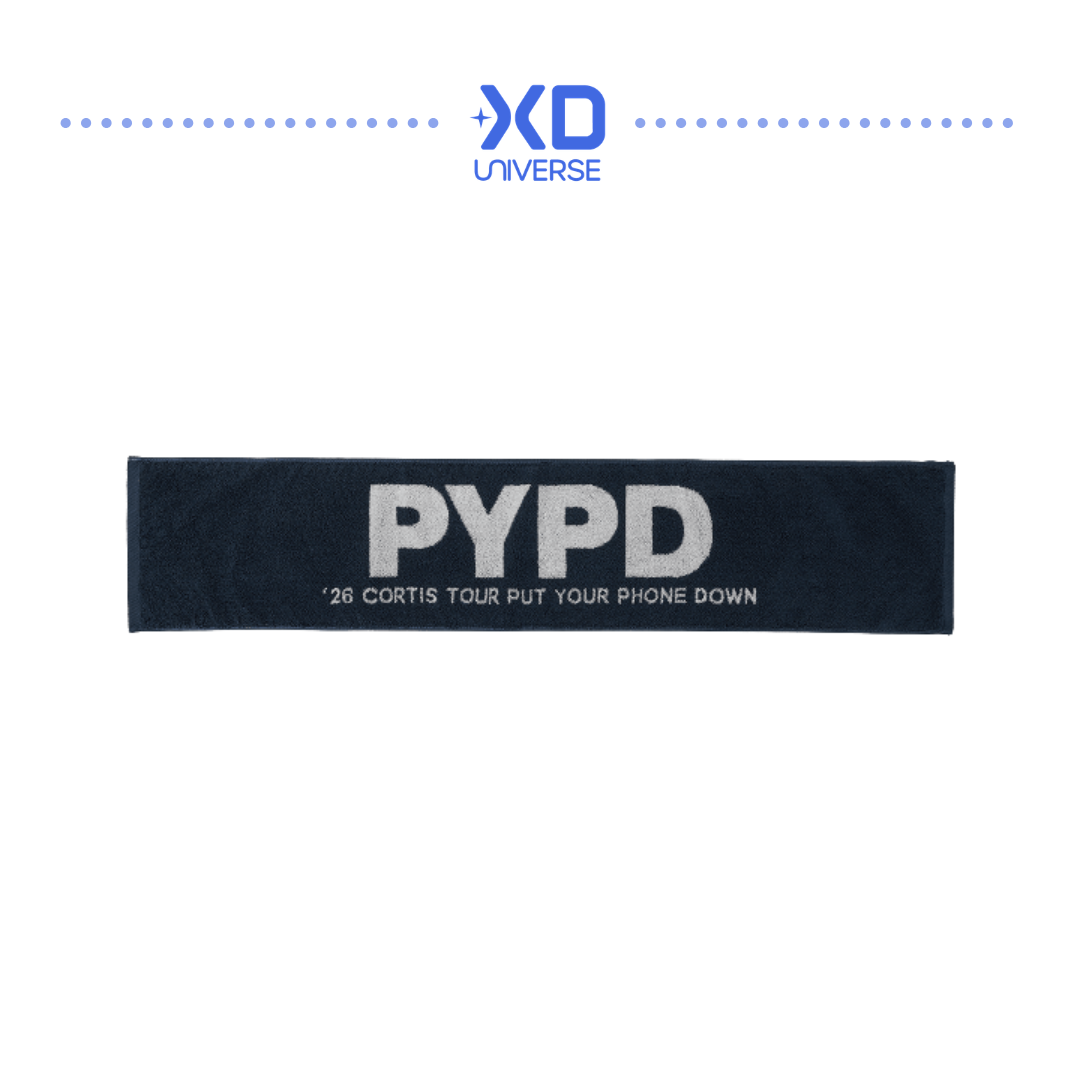 [PREORDER] '26 CORTIS TOUR <PUT YOUR PHONE DOWN> Official Merch - Slogan Towel (PYPD)