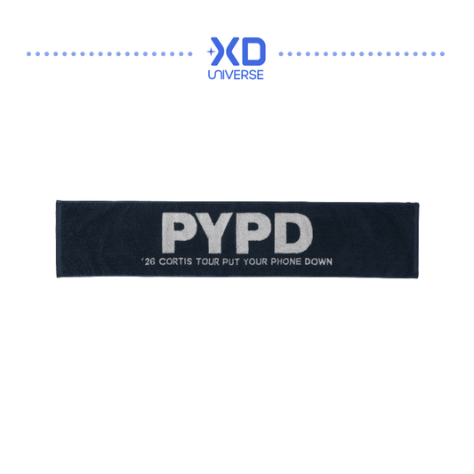 [PREORDER] '26 CORTIS TOUR <PUT YOUR PHONE DOWN> Official Merch - Slogan Towel (PYPD)