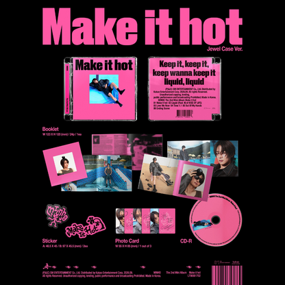 [PREORDER] SHINee Minho's 2nd Mini Album ‘Make it Hot’ - Jewel Case ver.