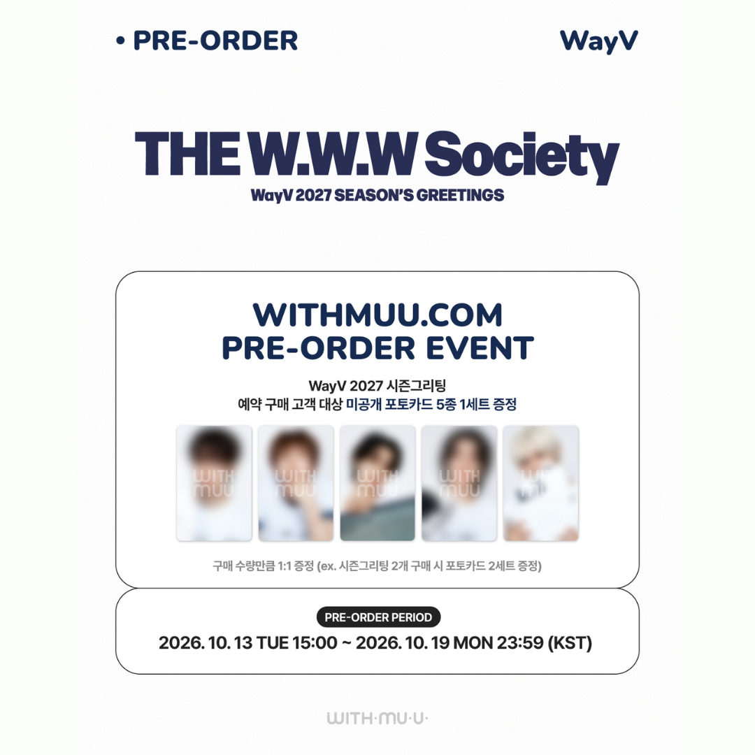 [PREORDER DEADLINE 17/10] WayV 2027 Season's Greetings