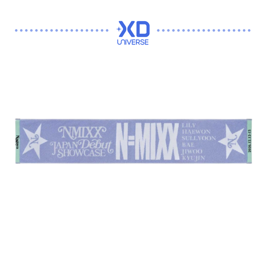 [PREORDER DEADLINE 11/12] NMIXX JAPAN DEBUT SHOWCASE “N=MIX X” Official MD - MUFFLER TOWEL [NAGOYA]
