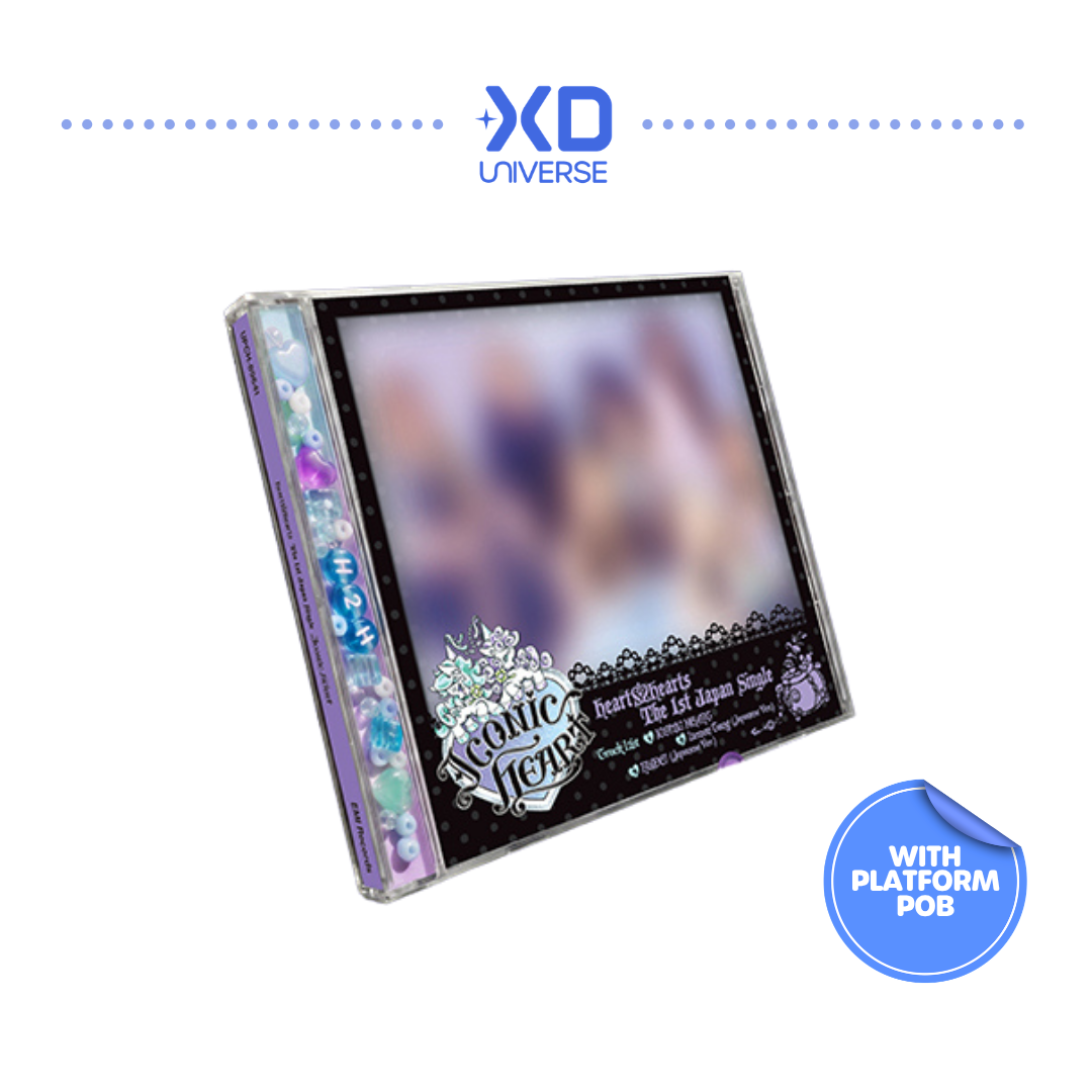 [PREORDER DEADLINE 8/8] Hearts2Hearts The 1st Japan Single 'ICONIC HEART' - Limited D Ver.