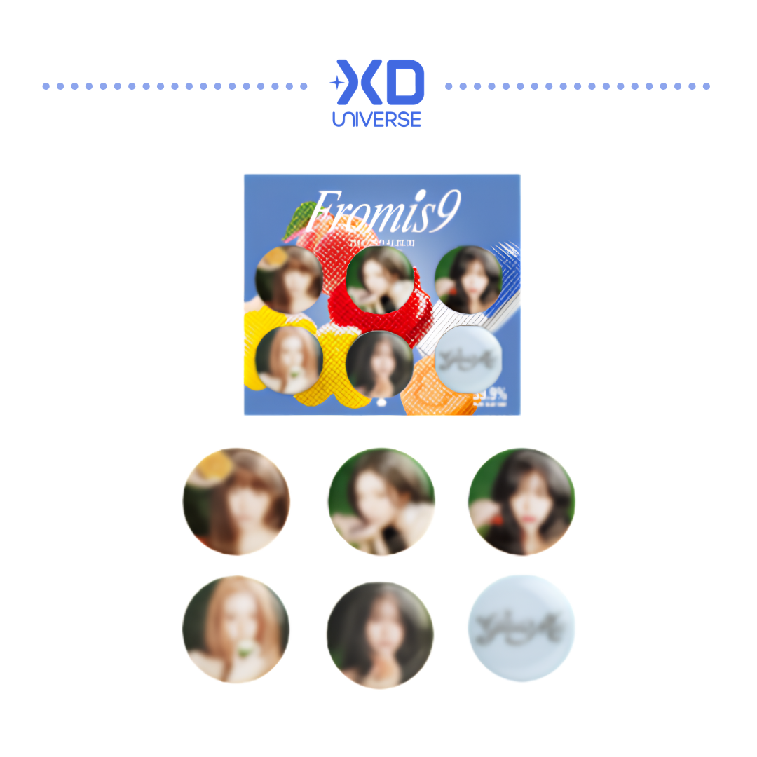 [PREORDER] fromis_9 POP-UP STORE [Glow ME] OFFICIAL MD - BADGE SET