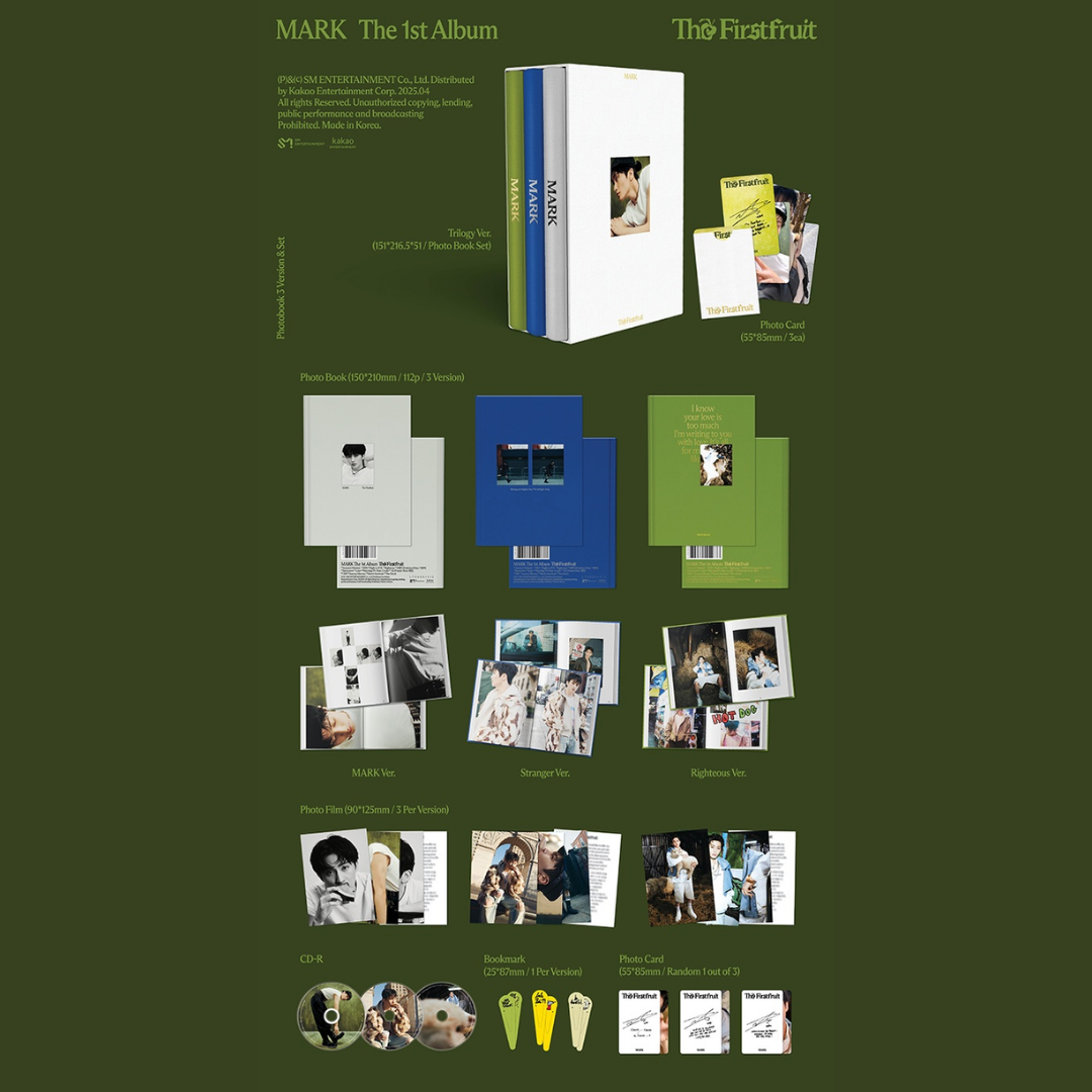 NCT MARK 1st Full Album - THE FIRSTFRUIT - PHOTOBOOK