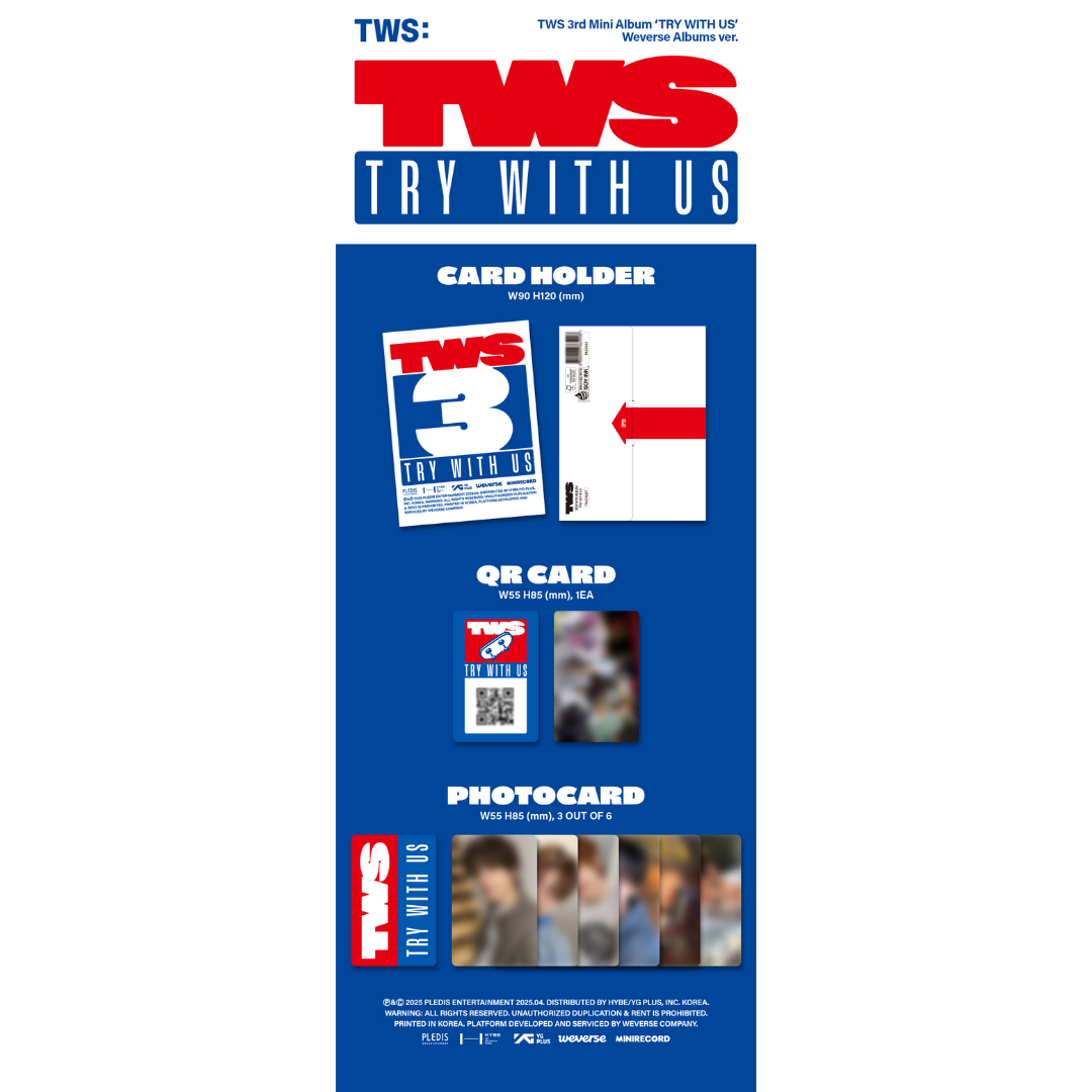 TWS - 3rd Mini Album 'TRY WITH US' (Weverse Albums ver.)
