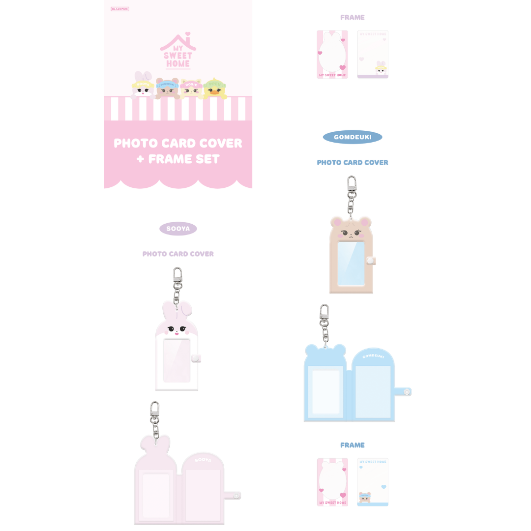 [BPTOURMSH] BLACKPINK CHARACTER PHOTO CARD COVER+FRAME SET