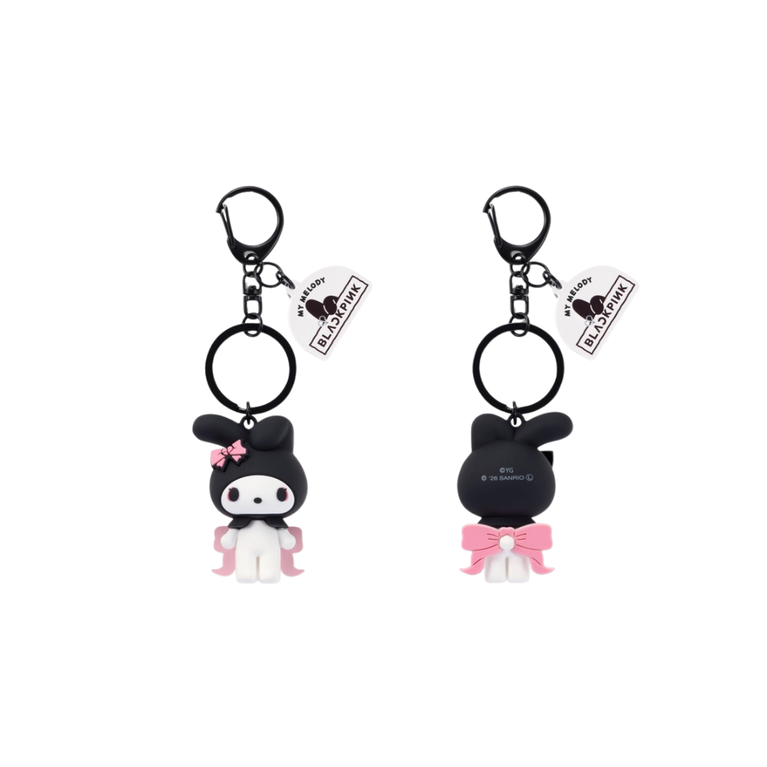 [BLACKPINK × My Melody] [My Melody] 3D rubber key ring