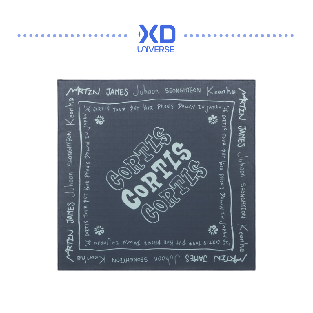 [PREORDER DEADLINE 8/8] CORTIS TOUR <PUT YOUR PHONE DOWN> IN JAPAN Official Merch - BANDANA