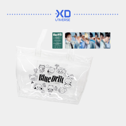 [PREORDER DEADLINE 9/10] ATEEZ 8th Anniversary Exhibition : BLUE DRIFT OFFICIAL MD - CLEAR SHOPPER BAG