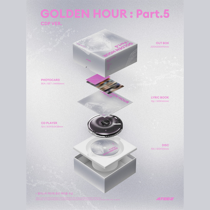 [PREORDER] ATEEZ 14TH MINI ALBUM [GOLDEN HOUR : Part.5] - CDP VER.
