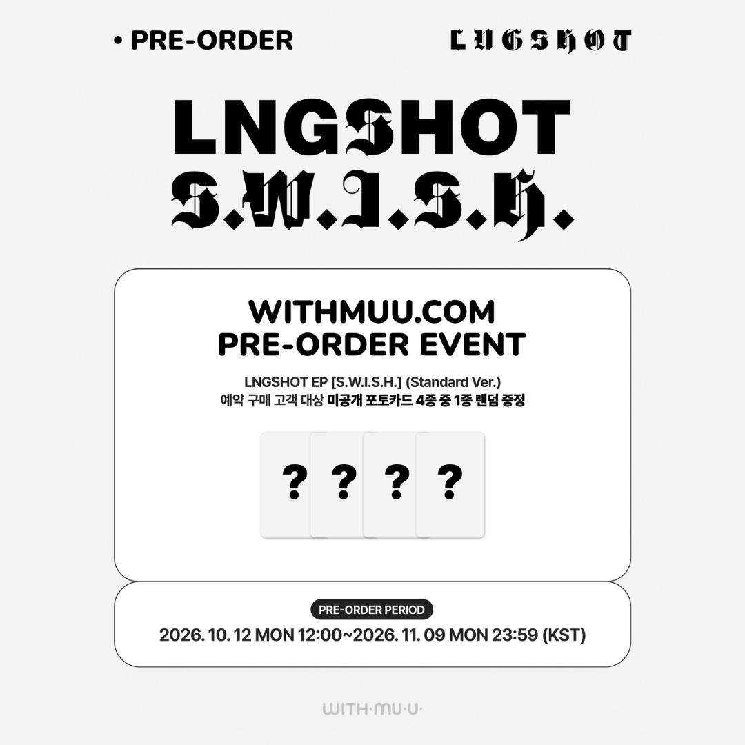 [PREORDER DEADLINE 7/11] LNGSHOT EP ALBUM [S.W.I.S.H.] - Standard ver.