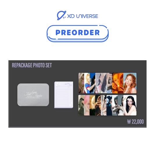 [PREORDER] TAEYEON REPACKAGE PHOTO SET / OFFICIAL MD - The 10th Anniversary Exhibition [Time Lapse, Timeless]