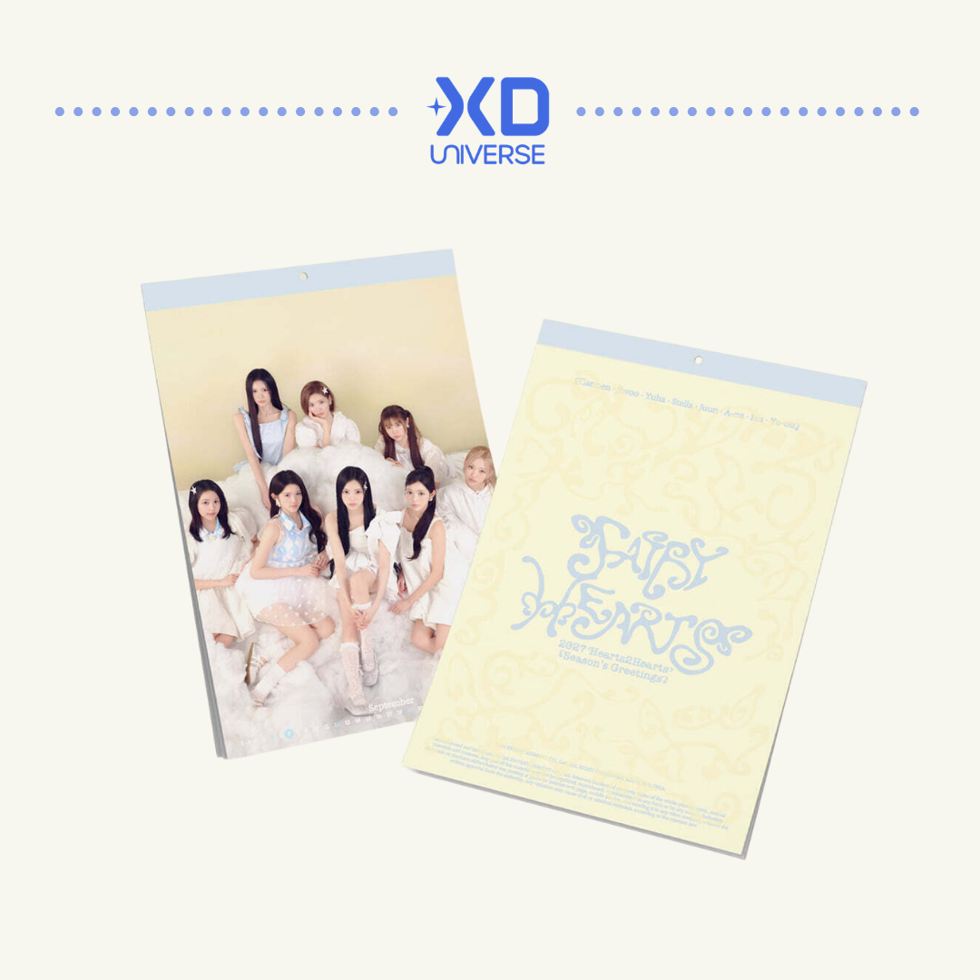 [PREORDER DEADLINE 17/10] Hearts2Hearts 2027 Season's Greetings (Wall Calendar)