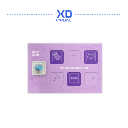 [PREORDER] STAYC FAN CONCERT TOUR [STAY CLOSER] OFFICIAL MD - Key Cap Keyring Set