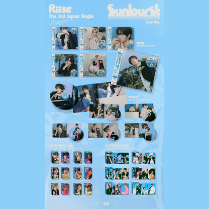 [PREORDER] RIIZE The 3rd Japan Single [Sunburst] - Solo ver.