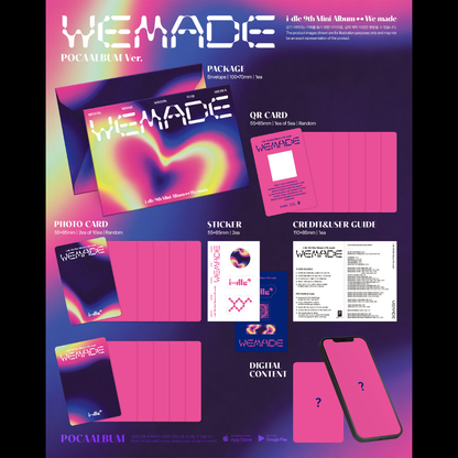 [PREORDER DEADLINE 3/7] i-dle 9th Mini Album [We made] - POCAALBUM