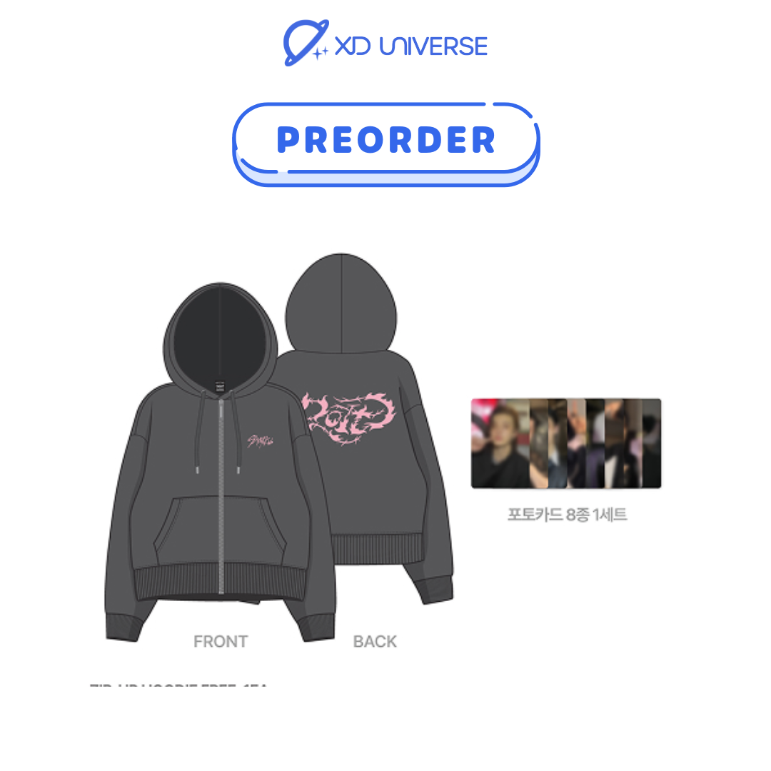 [PREORDER] Stray Kids "DO IT" POP-UP STORE OFFICIAL MERCH - ZIP-UP HOODIE