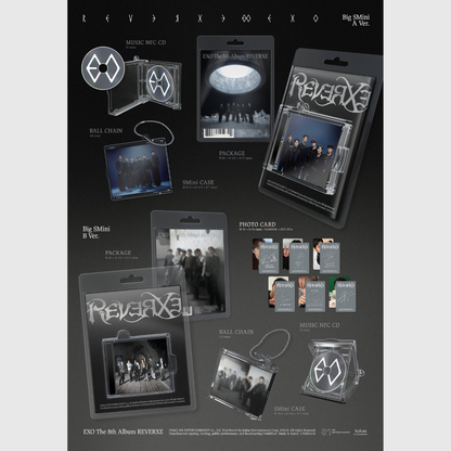 [PREORDER] EXO The 8th Album [REVERXE] - Big Smini Ver. (SMART ALBUM)