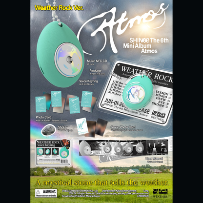 [PREORDER] SHINee The 6th Mini Album [Atmos] - Weather Rock Ver. (SMART ALBUM)