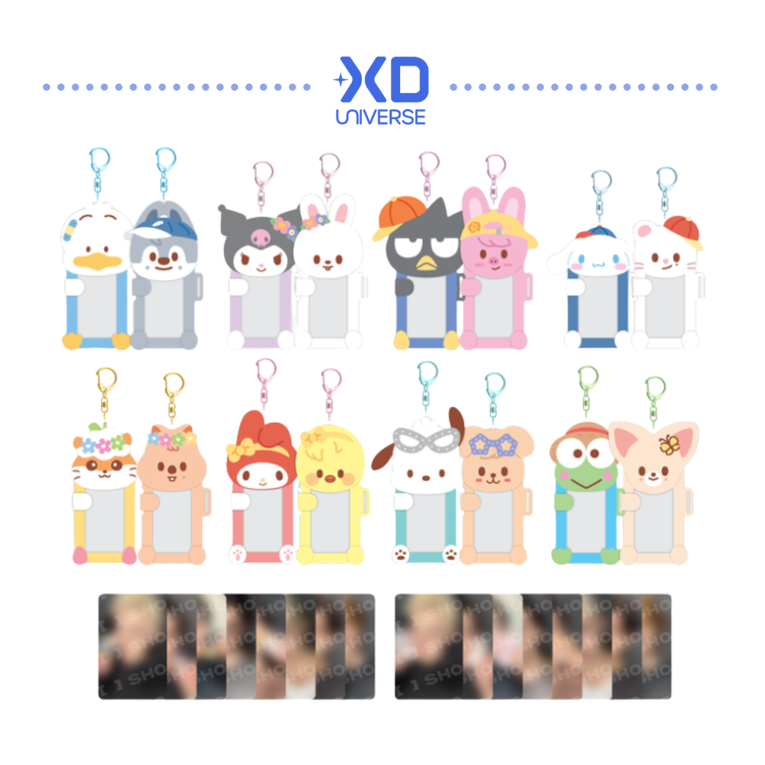 [PREORDER DEADLINE 22/6] SKZOO X SANRIO CHARACTERS MERCH - CONNECTING PHOTOCARD HOLDER