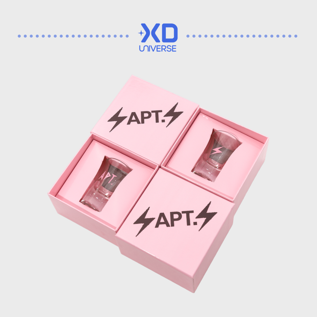 [PREORDER] ROSÉ ‘rosie’ OFFICIAL MERCH - APT. SHOT GLASS SET