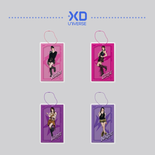 [PREORDER DEADLINE 28/4] aespa LIVE TOUR – SYNK : aeXIS LINE – in JAPAN [SPECIAL EDITION DOME TOUR] Official Merchandise - Acrylic Key Holder & Case Set