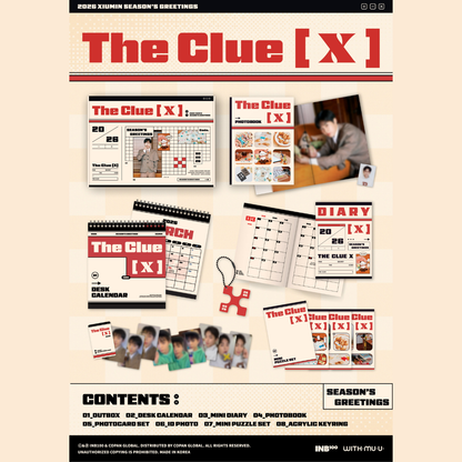 [PREORDER] XIUMIN 2026 SEASON'S GREETINGS [The Clue [X]]