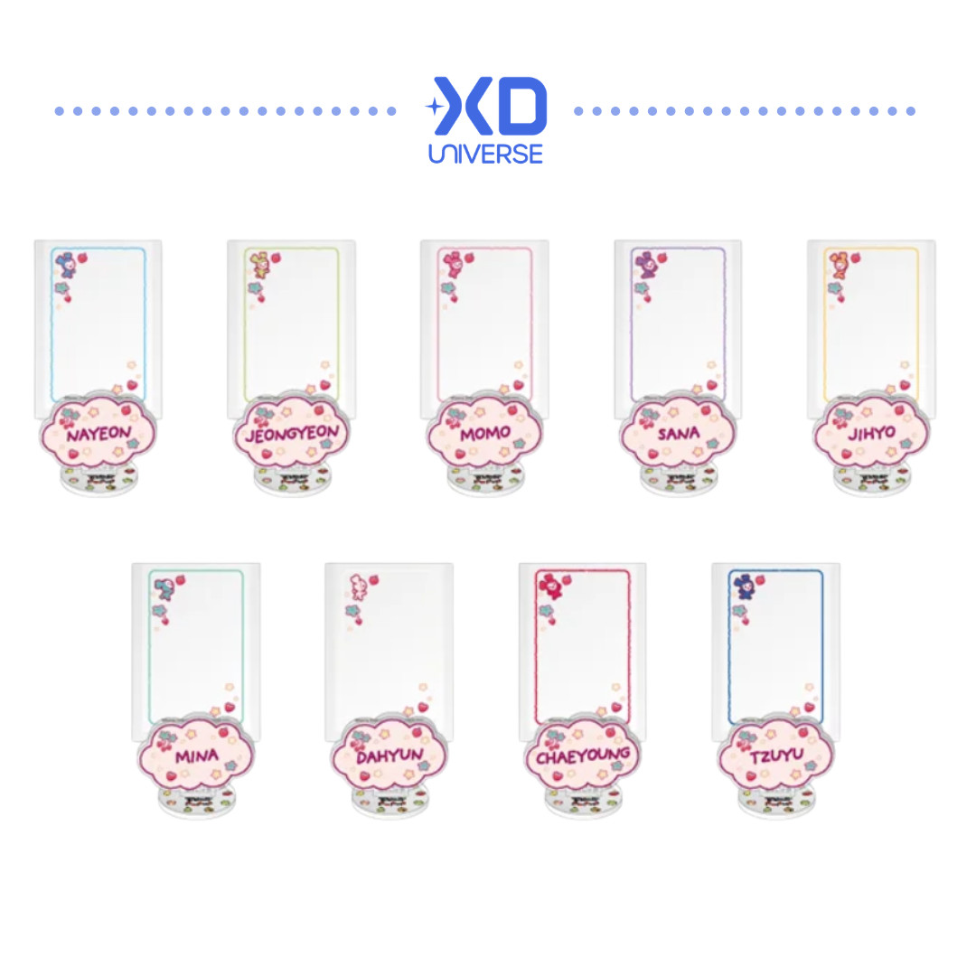 [PREORDER DEADLINE 17/7] TWICE JAPAN DEBUT 9th Anniversary POPUP STORE OFFICIAL GOODS - ACRYLIC CLIP STAND