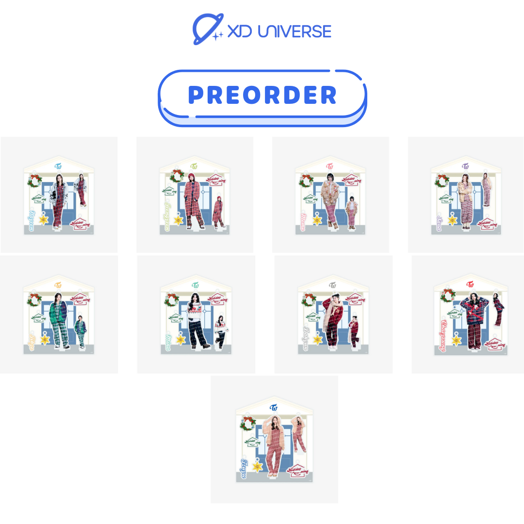 [PREORDER] TWICE LOVELYS ACRYLIC STAND KEY HOLDER /『JYP JAPAN POPUP STORE 2025』- [HOLIDAY MORNING]